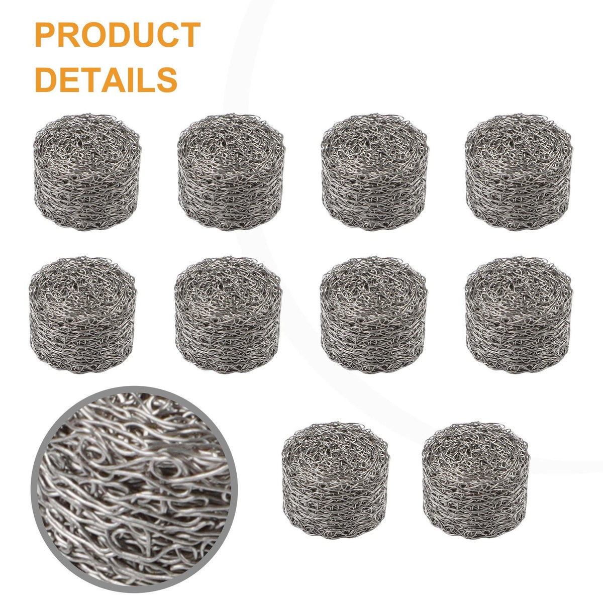 10X Stainless Steel Pressure Washer Snow Foam Lance Mesh Filter