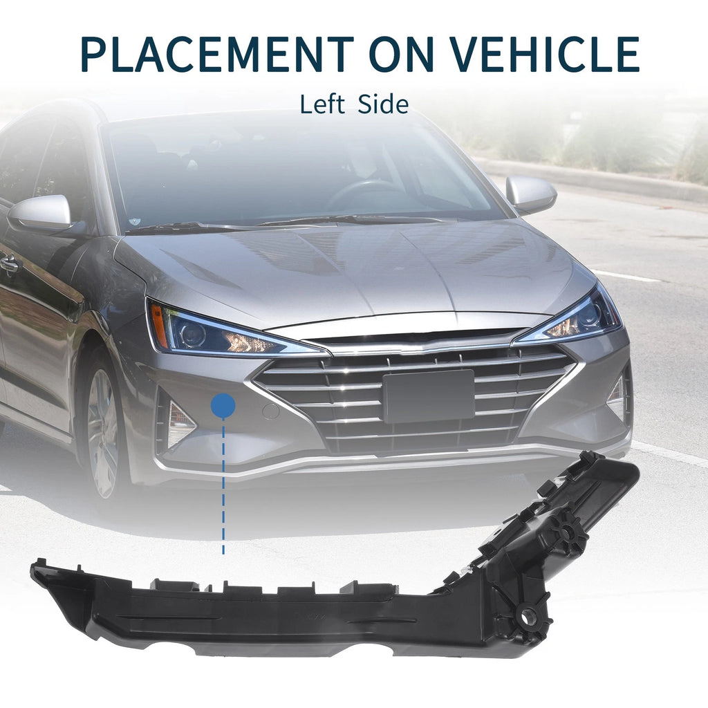 Left Front Bumper Retainer Bracket Replacement for Chevy Equinox (2010–2017)