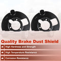 Front Left Brake Dust Shield Replacement for Chevrolet GMC Cadillac (2006–2019)