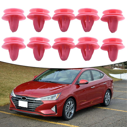 10x Trim Panel Clip for Various Vehicles (10mm Diameter, 12mm Length)
