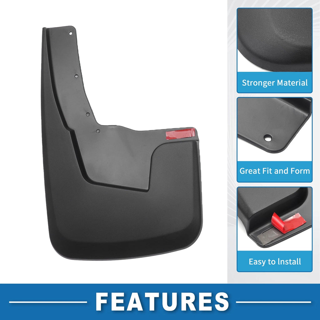 Mud Flap Splash Guard Replacement for Dodge Ram 1500 (2019–2024)