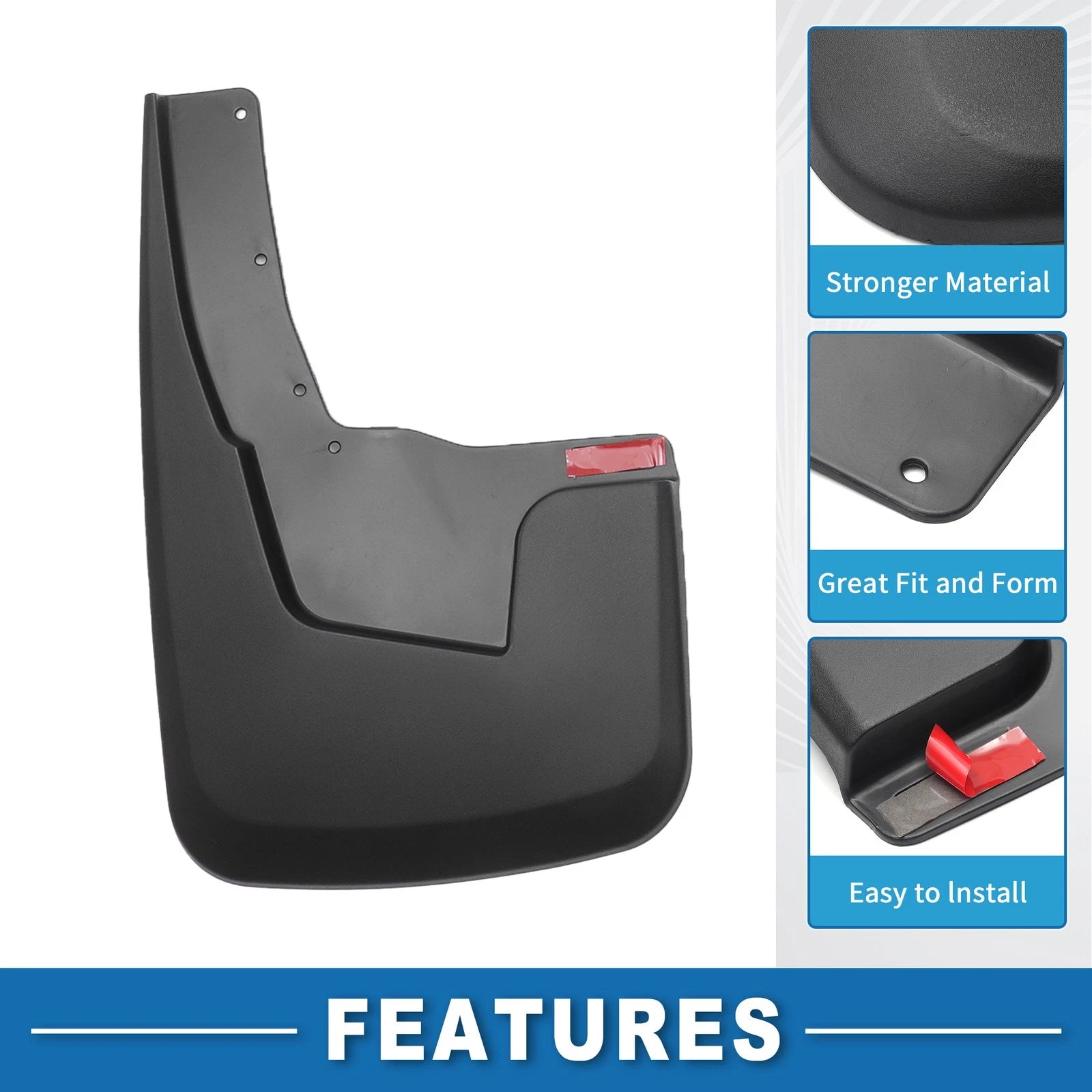 Mud Flap Splash Guard Replacement for Dodge Ram 1500 (2019–2024)