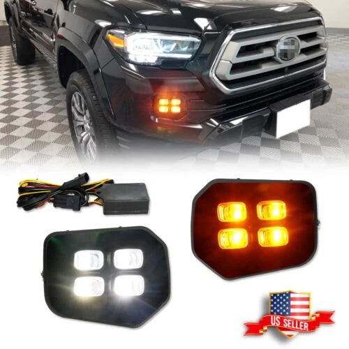 LED Fog Light Daytime Running Light Turn Signal for Toyota Tacoma (2016–2022)