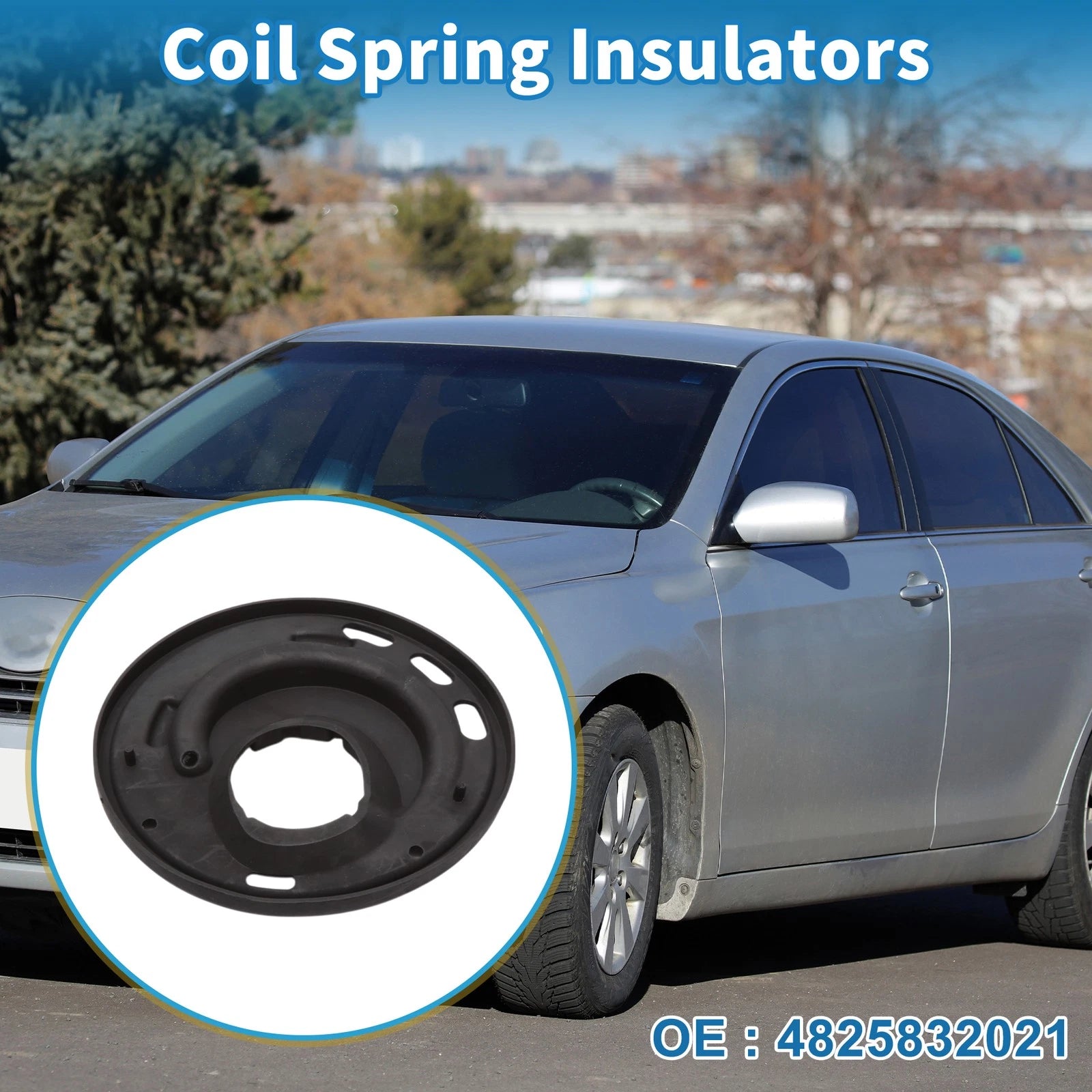 Lower Coil Spring Insulators Replacement for Toyota Camry (2004–2011)