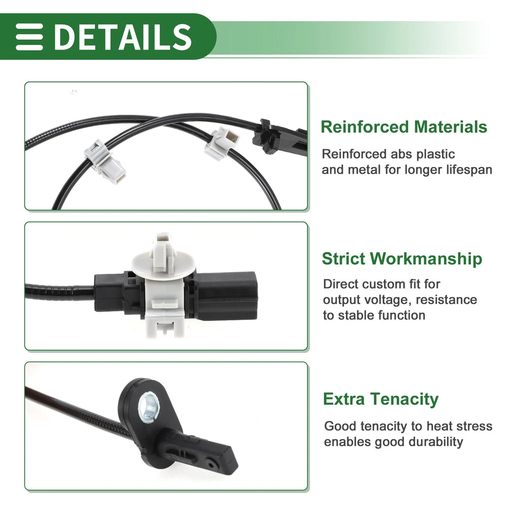 ABS Wheel Speed Sensor Replacement for Honda Insight Front Right (2010–2014)