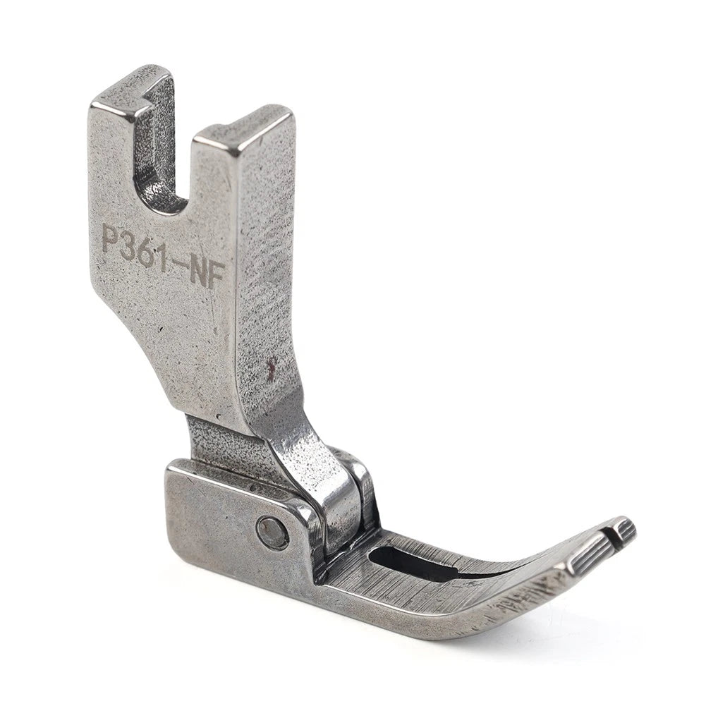 Hinged Zipper Right Foot for Industrial Needle Feed Sewing Machine