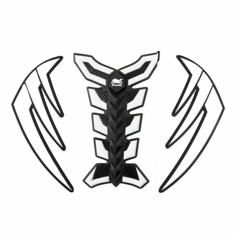 3D Side Tank Pad Protector for Kawasaki ZX250 ZX300 6R 10R 12R (2010–2023)
