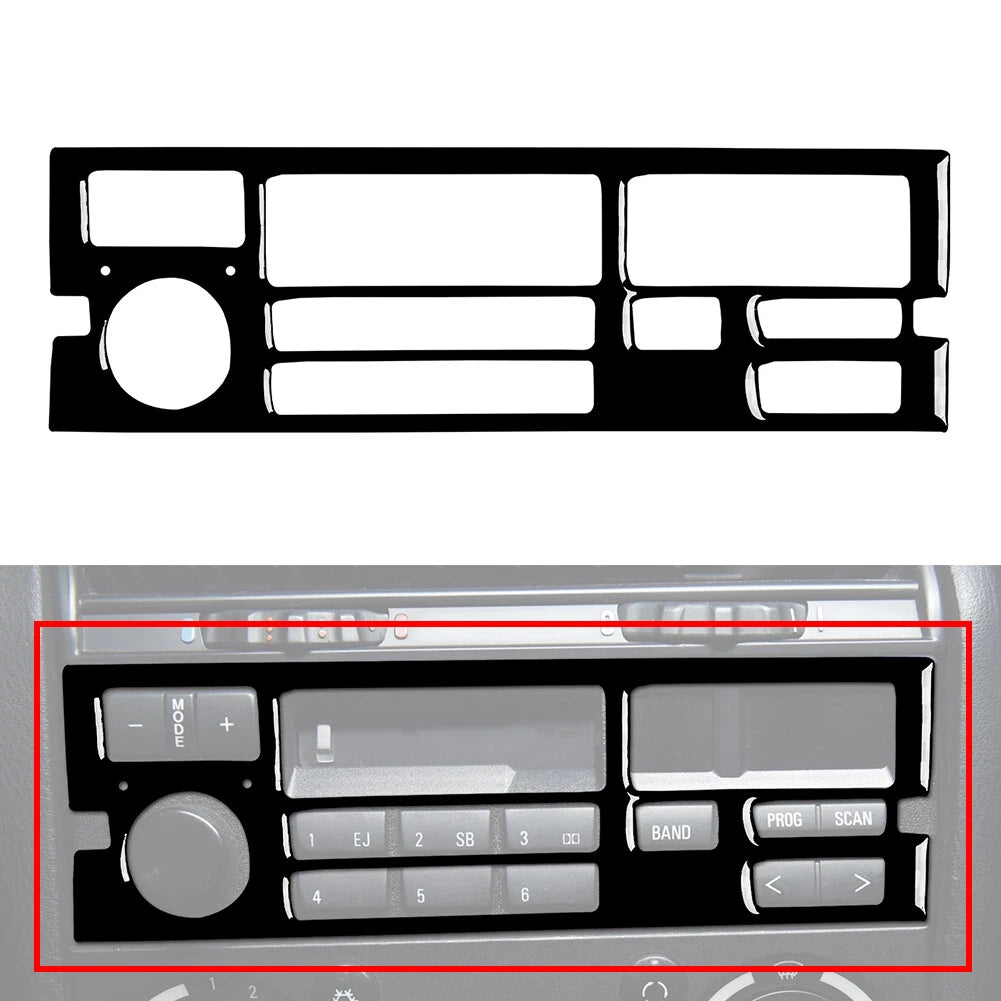 Piano Black Radio CD Panel Trim for BMW 3 Series E36 (1994–1996)