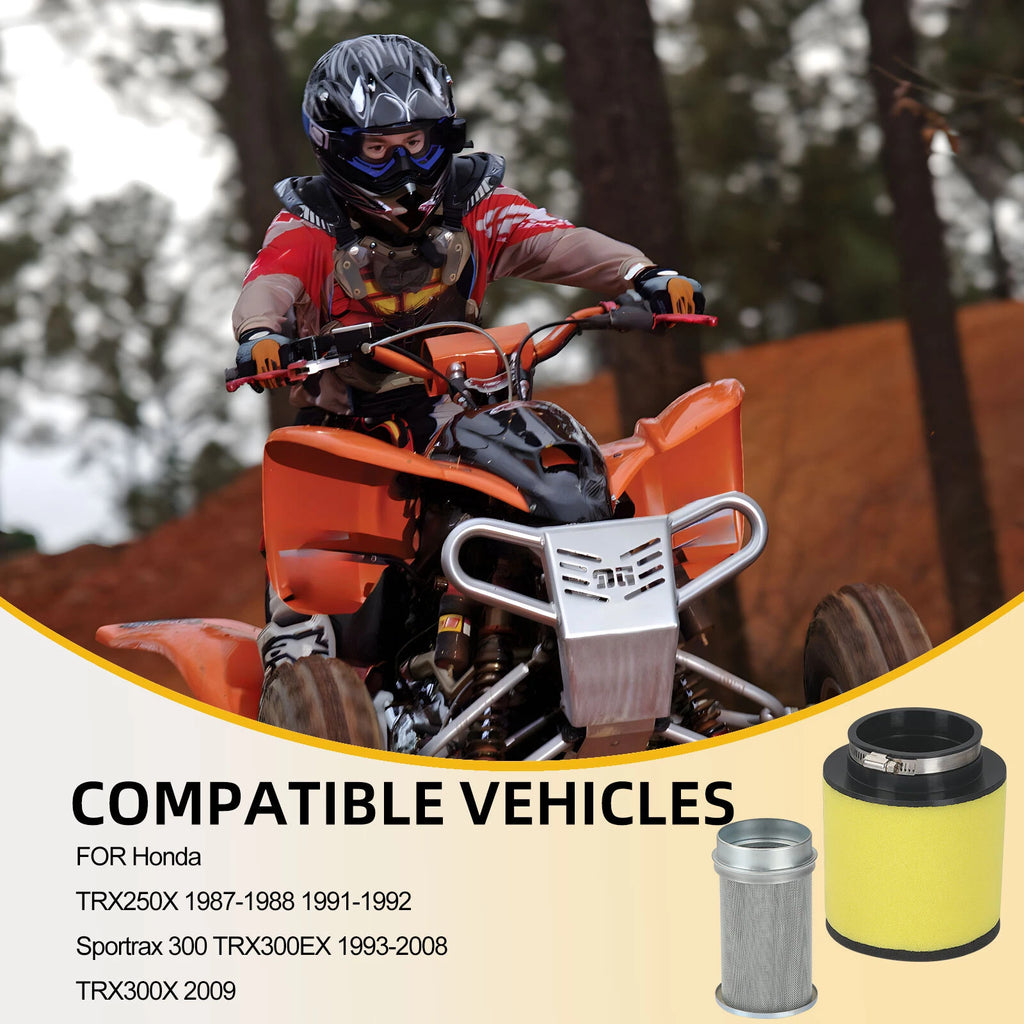 Air Filter Cleaner Body Guide for Honda TRX250X (1987–1992), TRX300EX (1993–2009), TRX300X (1993–2009)