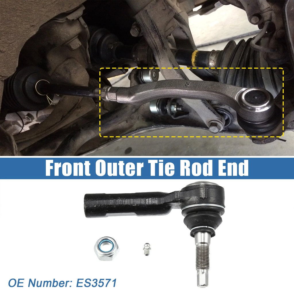 2pcs Front Outer Tie Rod End Links Replacement for Chrysler 300 2005-2010