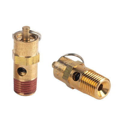 4-Pack Brass Pressure Relief Safety Valve 14 NPT for Automotive