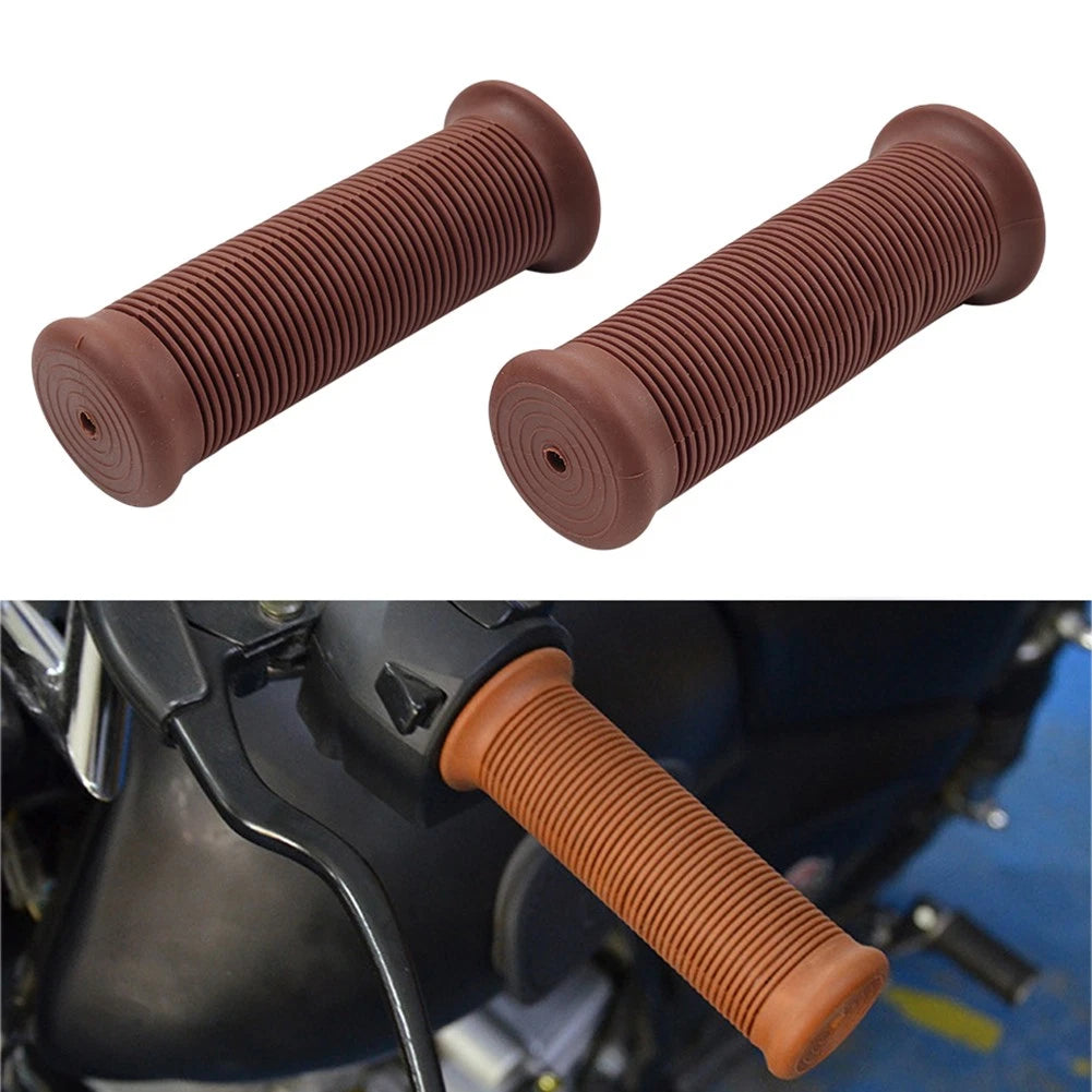 Pair 7/8'' 22MM Handlebar Grips for Universal Motorcycle Scooter