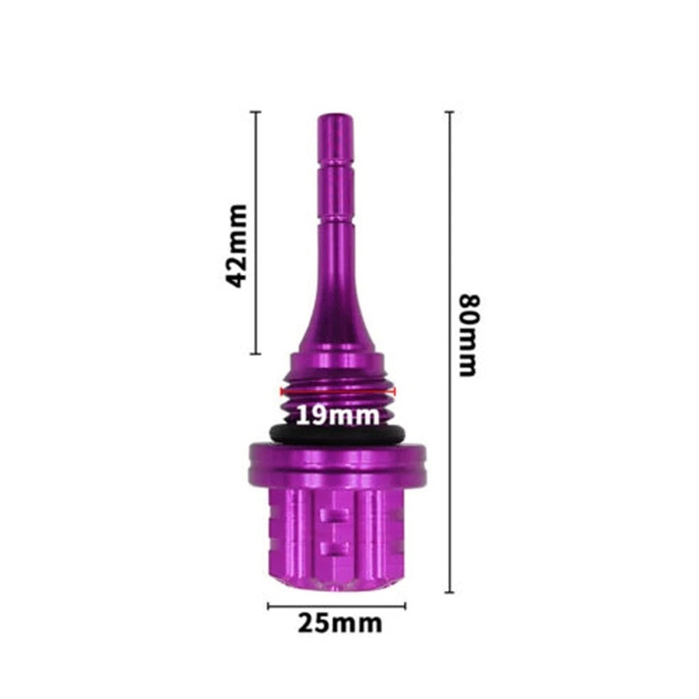 Engine Dipstick for Motorcycle (Hex Aluminum Alloy)