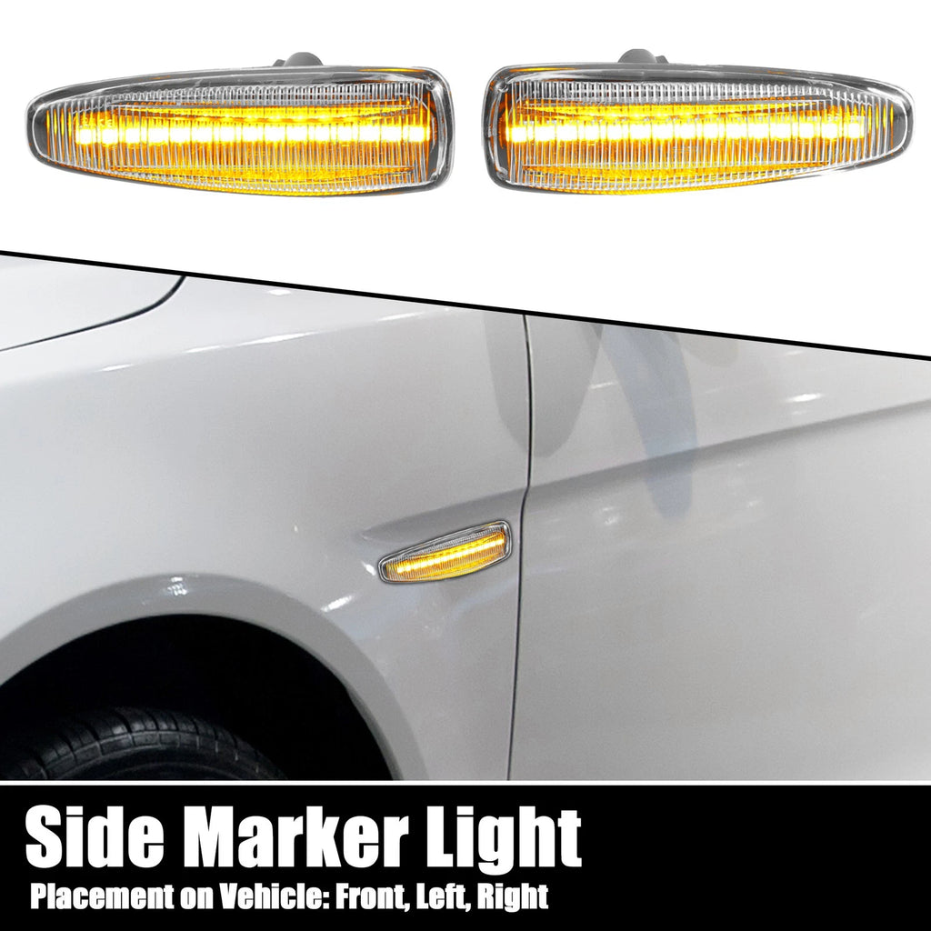 LED Side Marker Light Pair Replacement for Mitsubishi Lancer VIII (2008–2017)