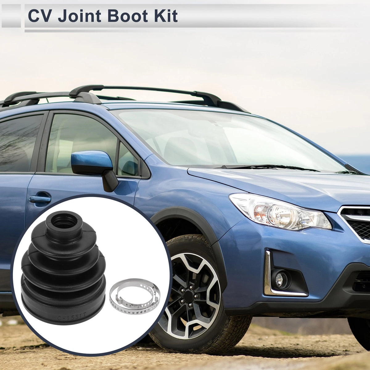 Inner CV Joint Boot Kit with Clamps for Subaru Ascent 2019–2024