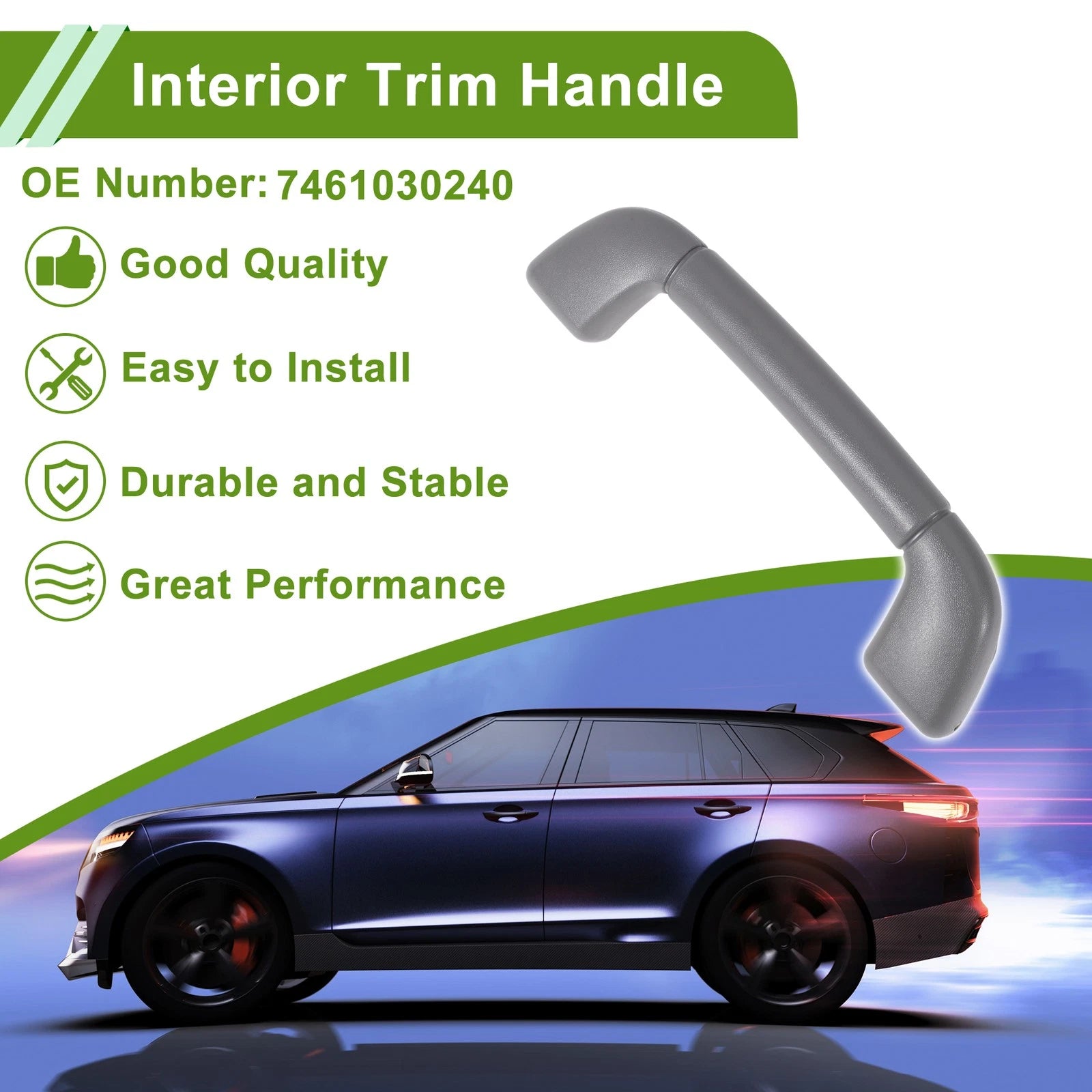 1 Pc A Pillar Grab Handle for Toyota Camry (2007–2011) Gray