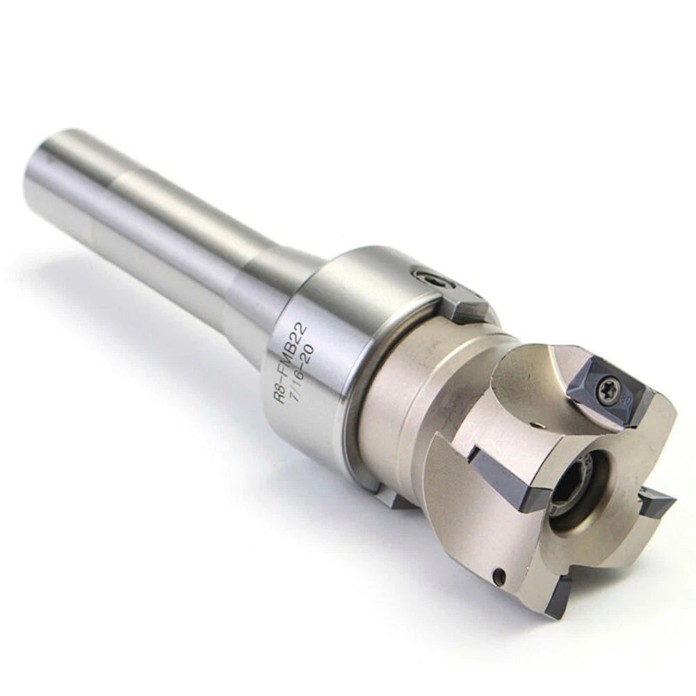 Set of 4 Milling Cutters 22mm Shank 400R 4 Blade