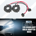 H7 LED Headlight Bulb Holder Adapter Socket for VW Golf MK7 MK6 (2 Pack)