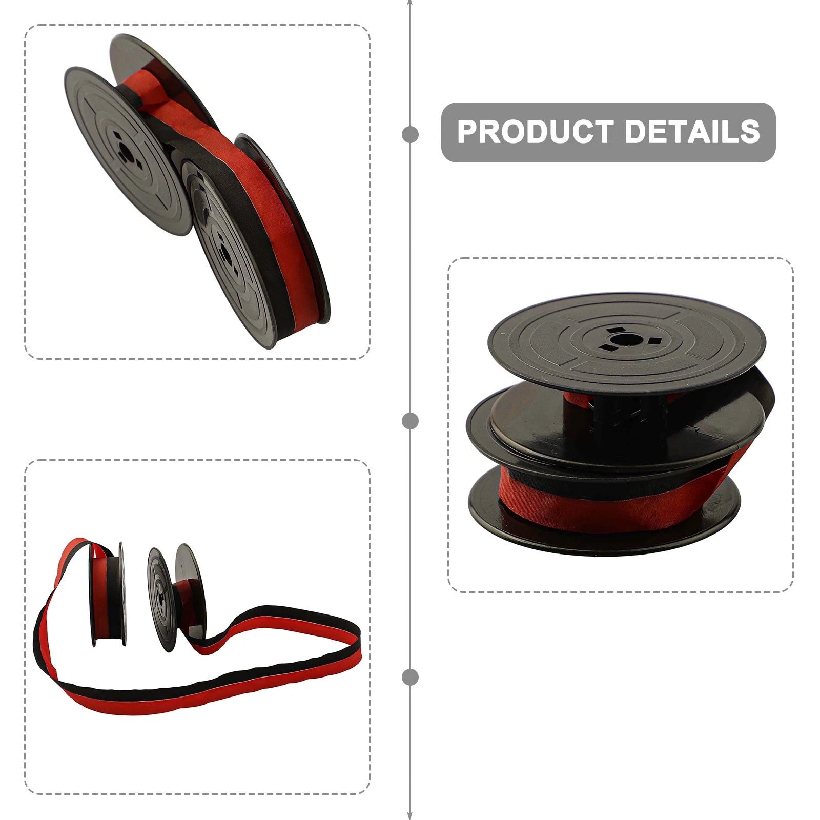 Nylon Typewriting Ribbon for GR4 (Compatible with Most Printers)