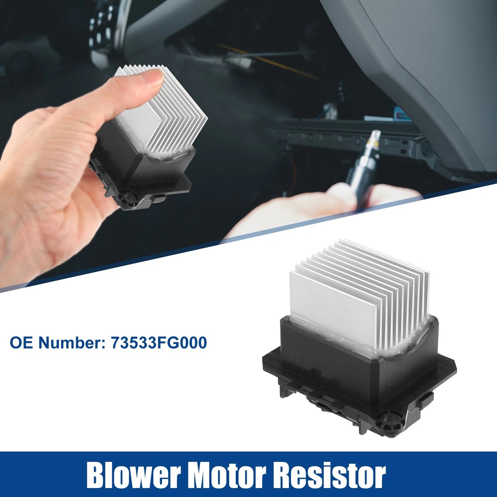 Blower Motor Resistor for Subaru Forester (2009–2013) 73533FG000 Black