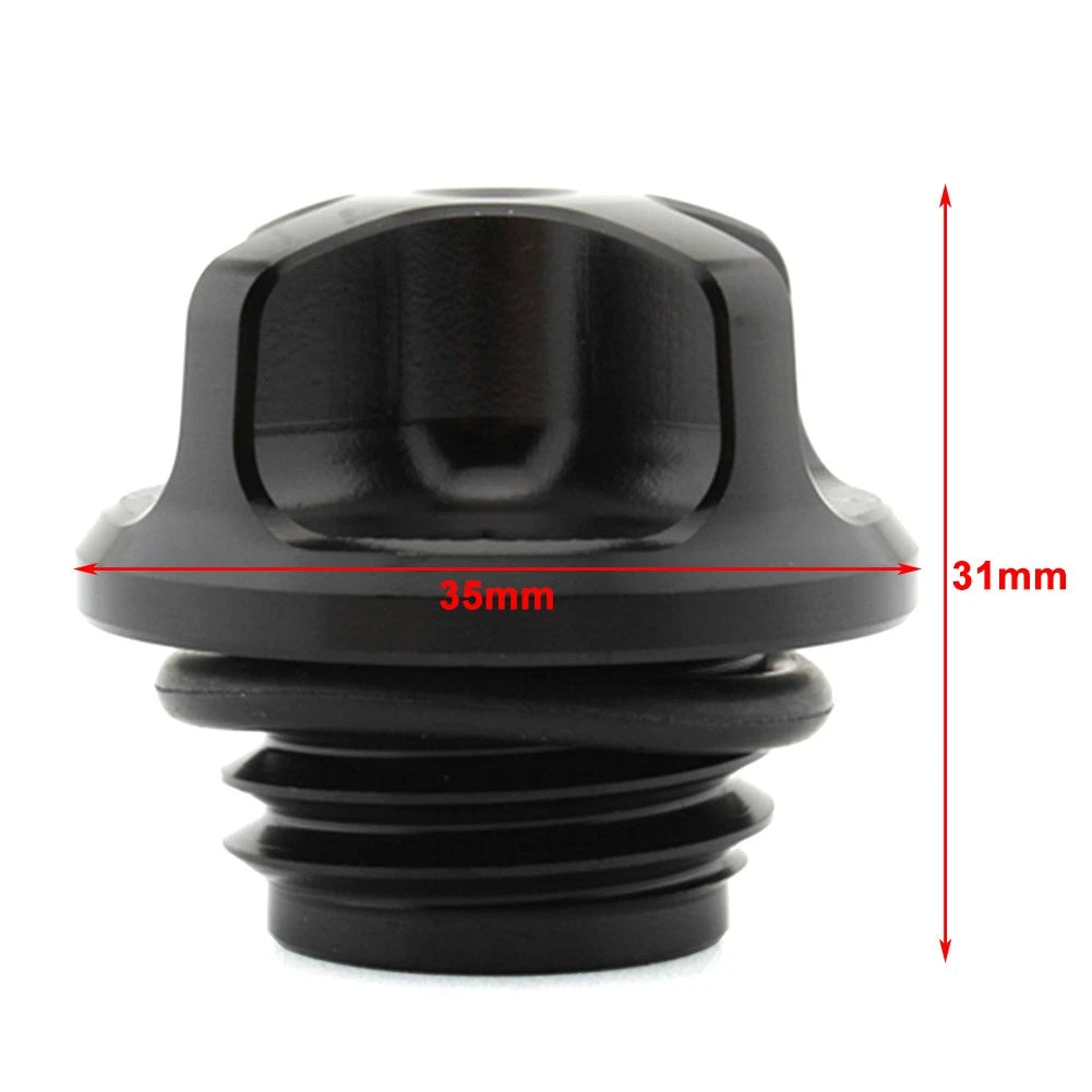 Engine Oil Cap for Honda GL1500 Goldwing (1988–2000) Black Chrome