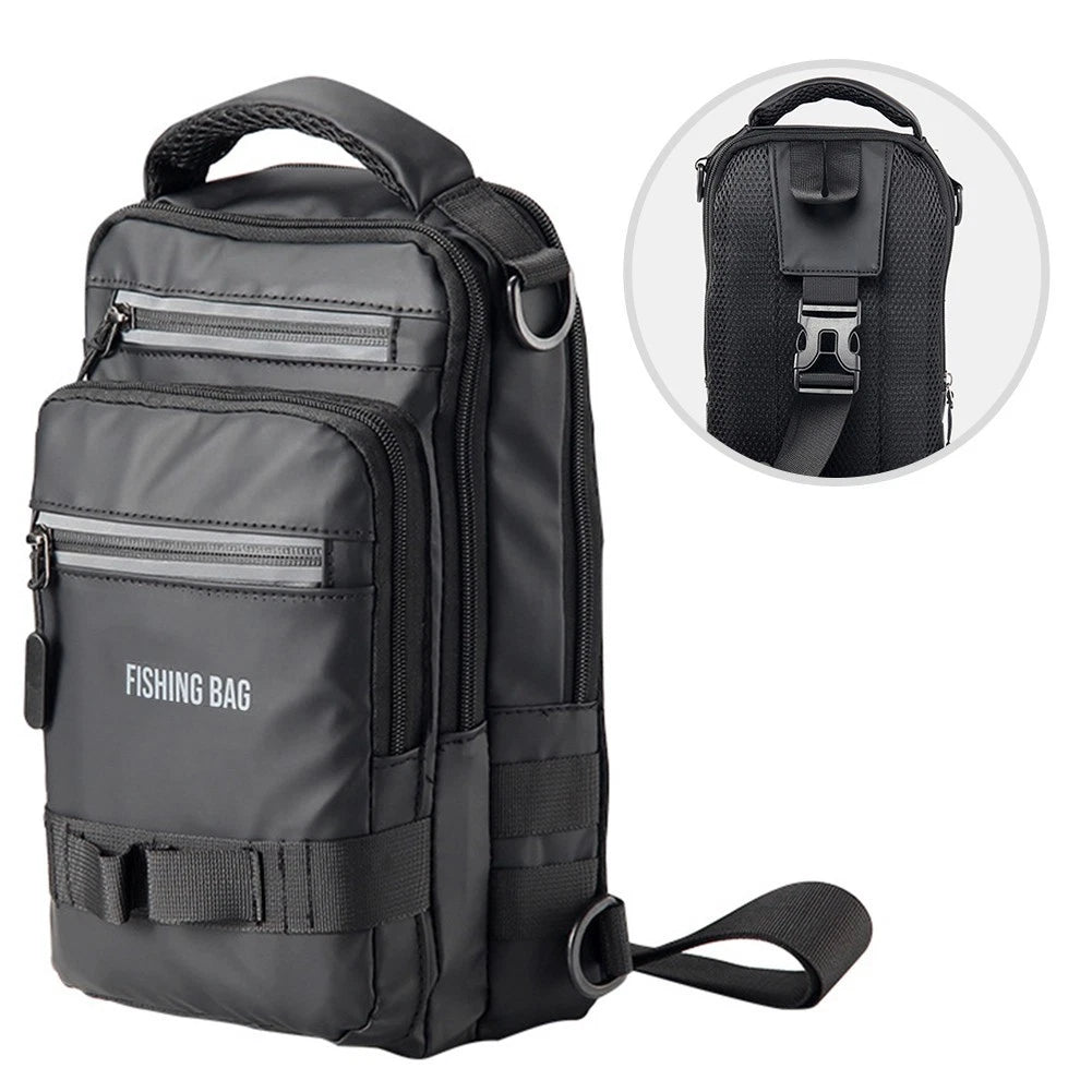 Fishing Sling Bag Rod Holders Backpack - Easy Carry