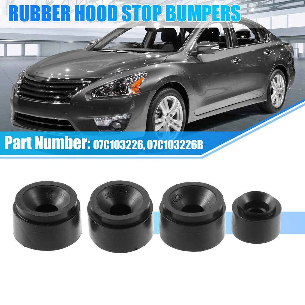 Hood Stop Cushion Bumper Rubber Set for Audi A6 (2005–2016)