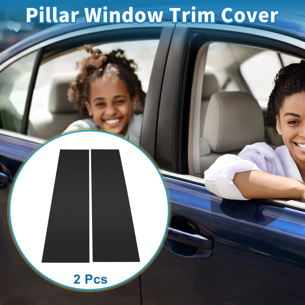 2pcs Door Pillar Window Trim for Ford Bronco (2021–2023) Black Replacement