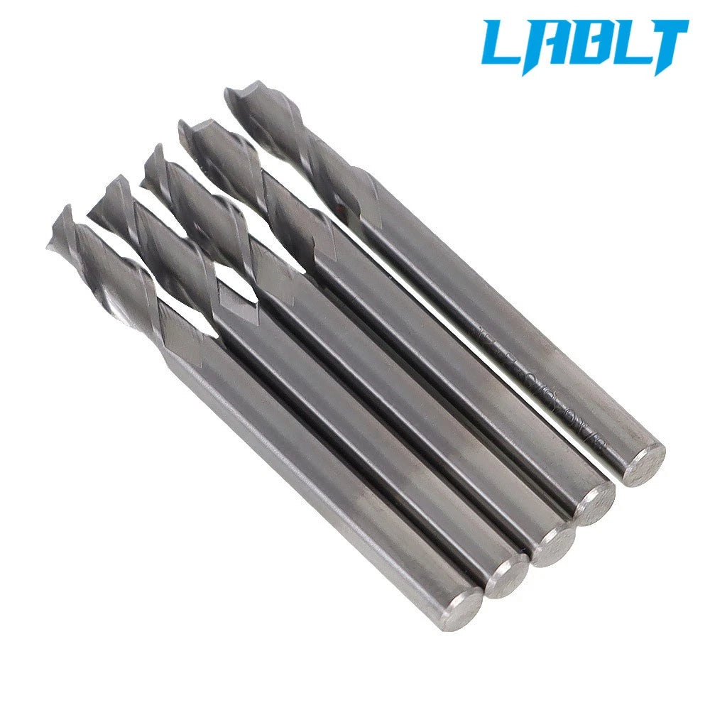 5X 3/16" Cutting Dia 2 Flute Carbide End Mill (LABLT)