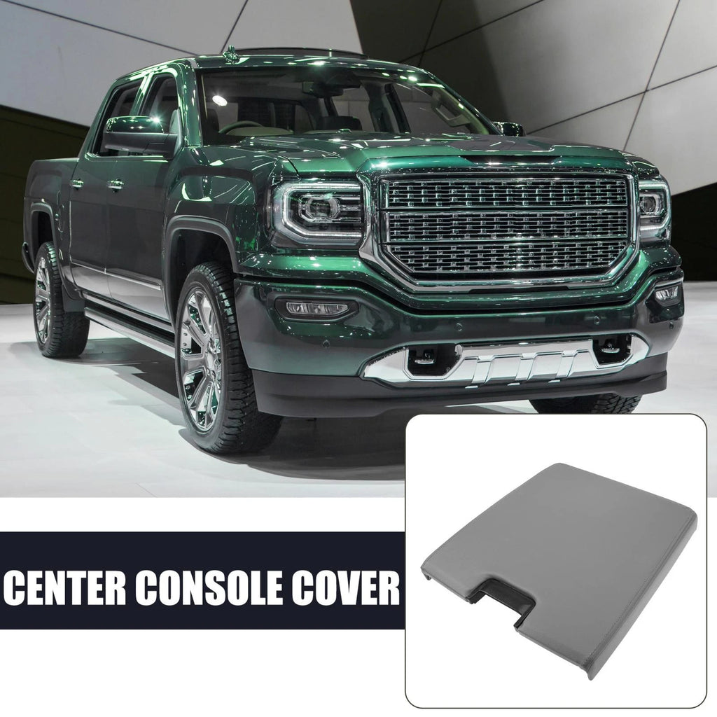 Car Center Console Cover Gray Replacement for Chevrolet Silverado 1500 (2007–2013)