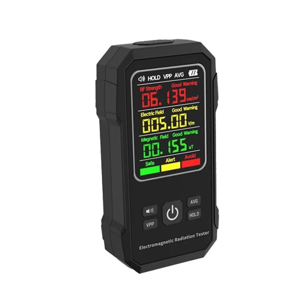 Digital EMF Meter Radiation Detector with LCD Display and Sound Alarm