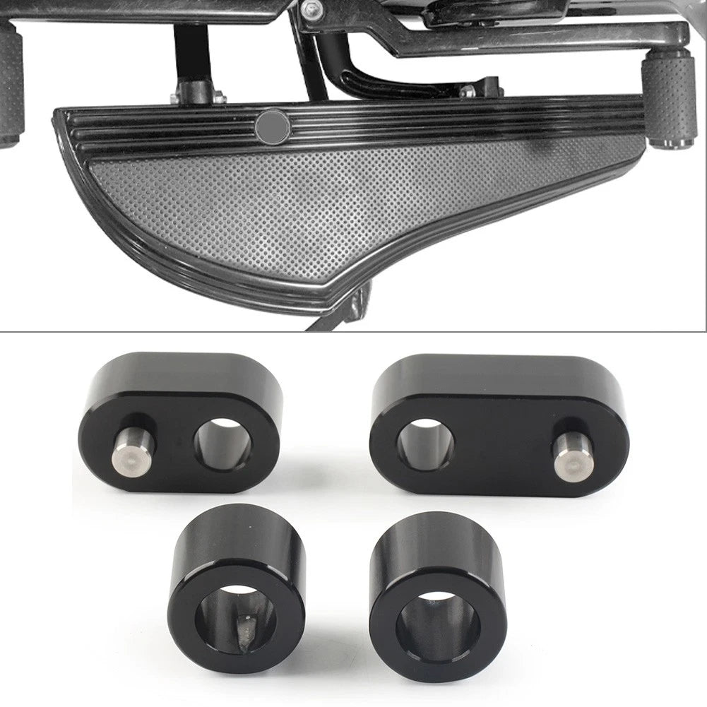 Driver Floorboard Spacer Extension for Harley FLTRX Road Glide (2015–2021) Black