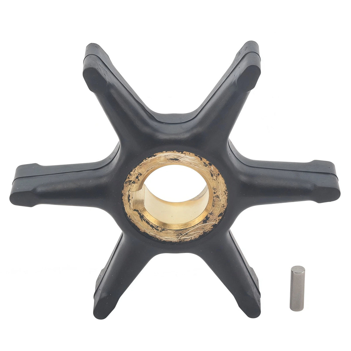 Water Pump Impeller & Pin for Evinrude Johnson Outboard 9.5-10 HP (0775519)