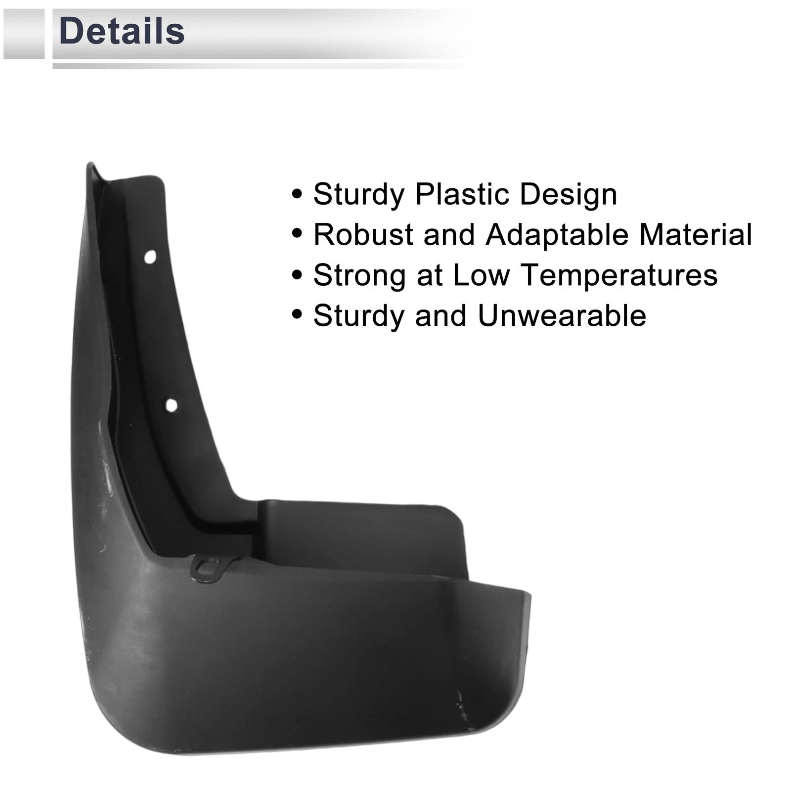 Set of 2 Mud Flaps Splash Guards for Audi Q8 (2019–2023)