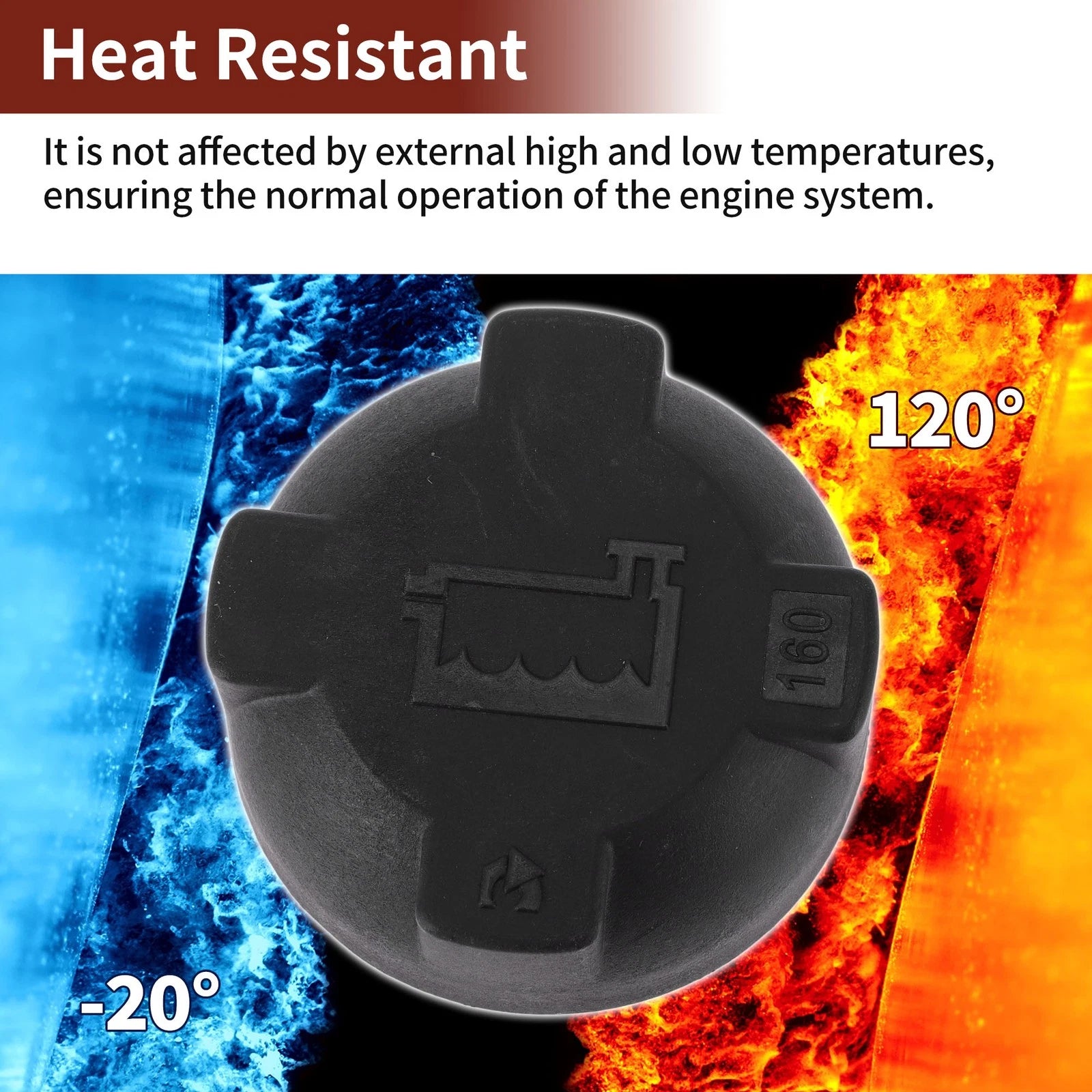 Coolant Reservoir Cap Replacement for Volkswagen Cabriolet (1985–1993)