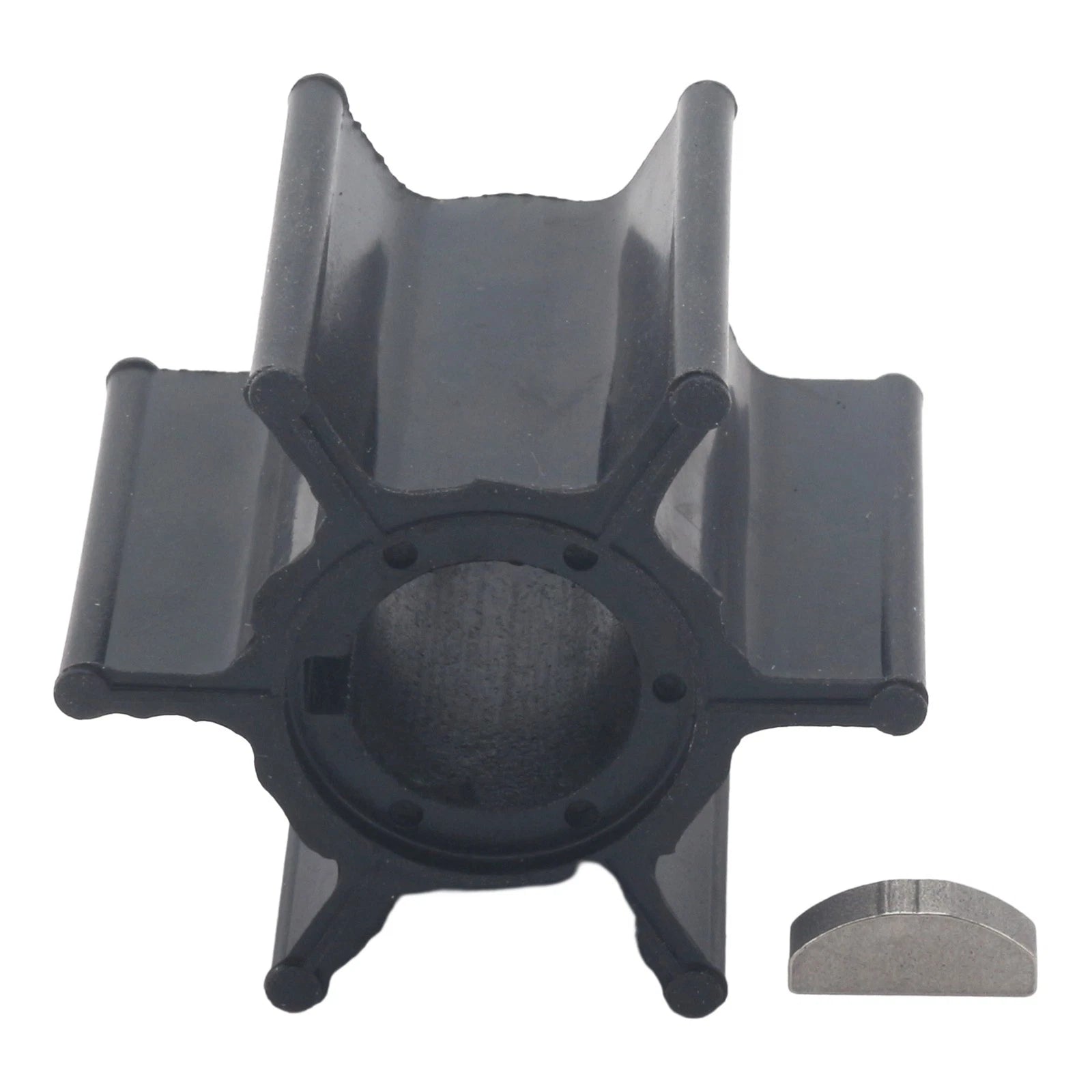 Water Pump Impeller & Key for Honda 8 9.9 15 HP Outboard (19210-ZV4-651)