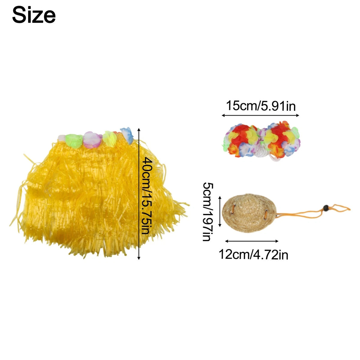 Charming Goose Outfit with Grass Skirt for Summer Parties (2023)