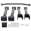 5X Front Upper & Lower Control Arms + Front Track Bar for Jeep Cherokee XJ (1984–2001)