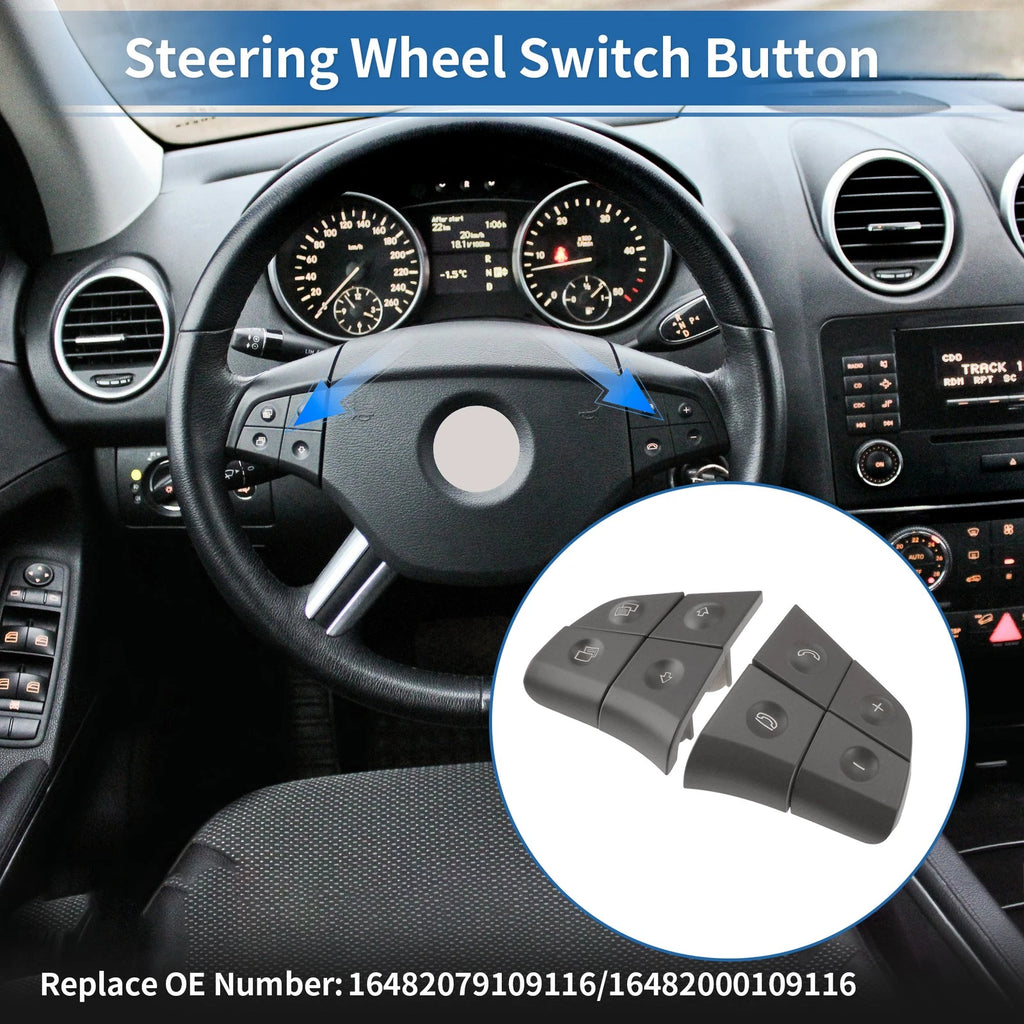 Steering Wheel Buttons Replacement for Mercedes-Benz S-Class W222 (2014–2020)