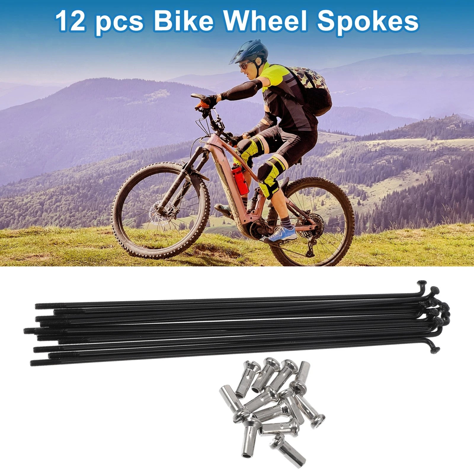 Stainless Steel Bicycle Spokes Nipple Set 304 for Universal (2000–2025)
