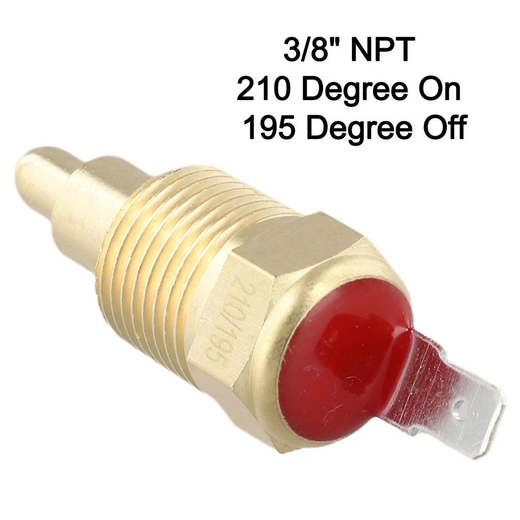 Thermo Sensor Switch Fan 175° On 210° Off for Engine Cooling