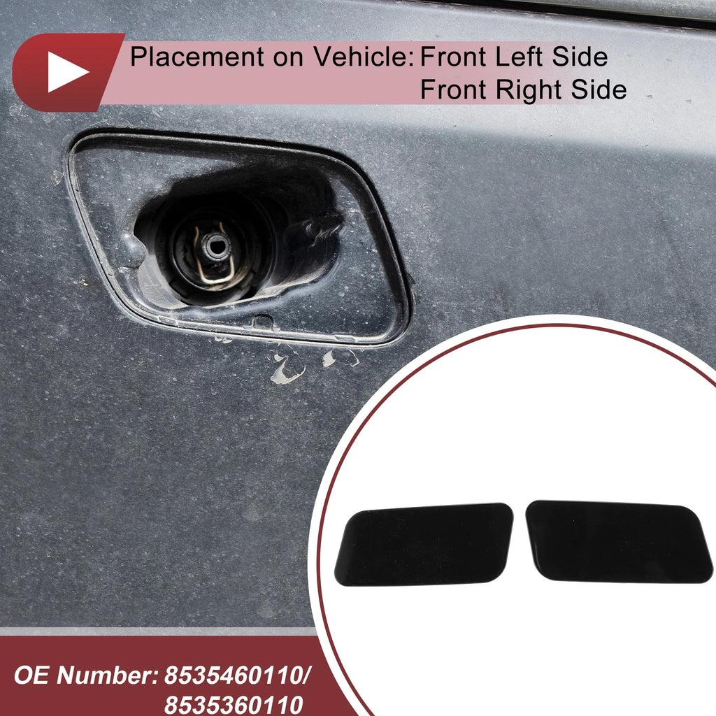 Front Bumper Headlight Washer Nozzle Cover Cap for Toyota Land Cruiser (2008–2024)