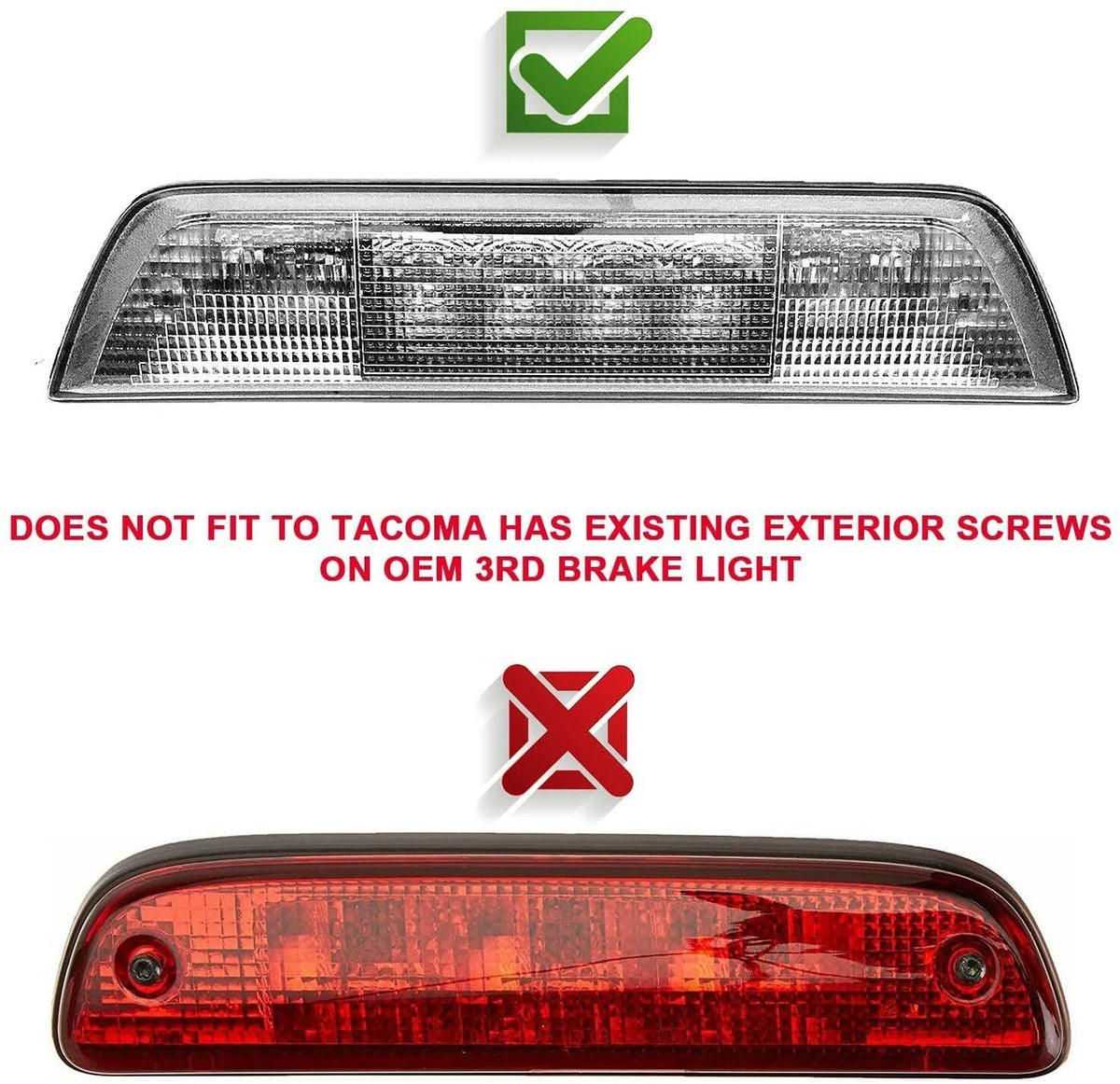 Smoked LED 3rd Brake Light for Toyota Tacoma (2016–2021)