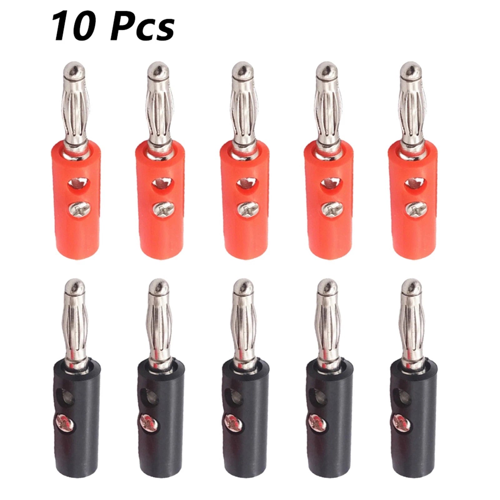4X Nickel Plating Audio Speaker Fixed Connectors for