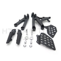 Black Front Footrest Pegs Bracket for Honda CBR 600RR (2007–2014)