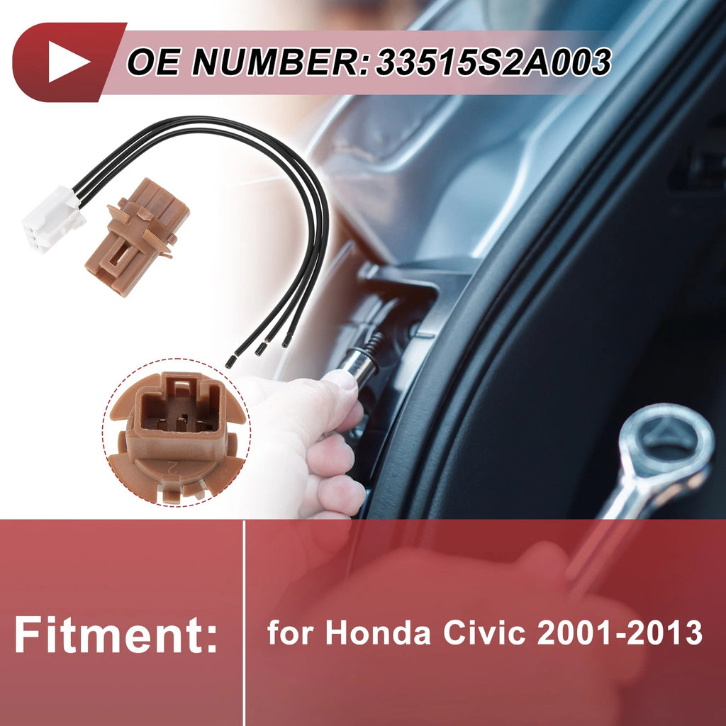 Tail Light Socket Wiring Harness for Honda Civic (2001–2013)