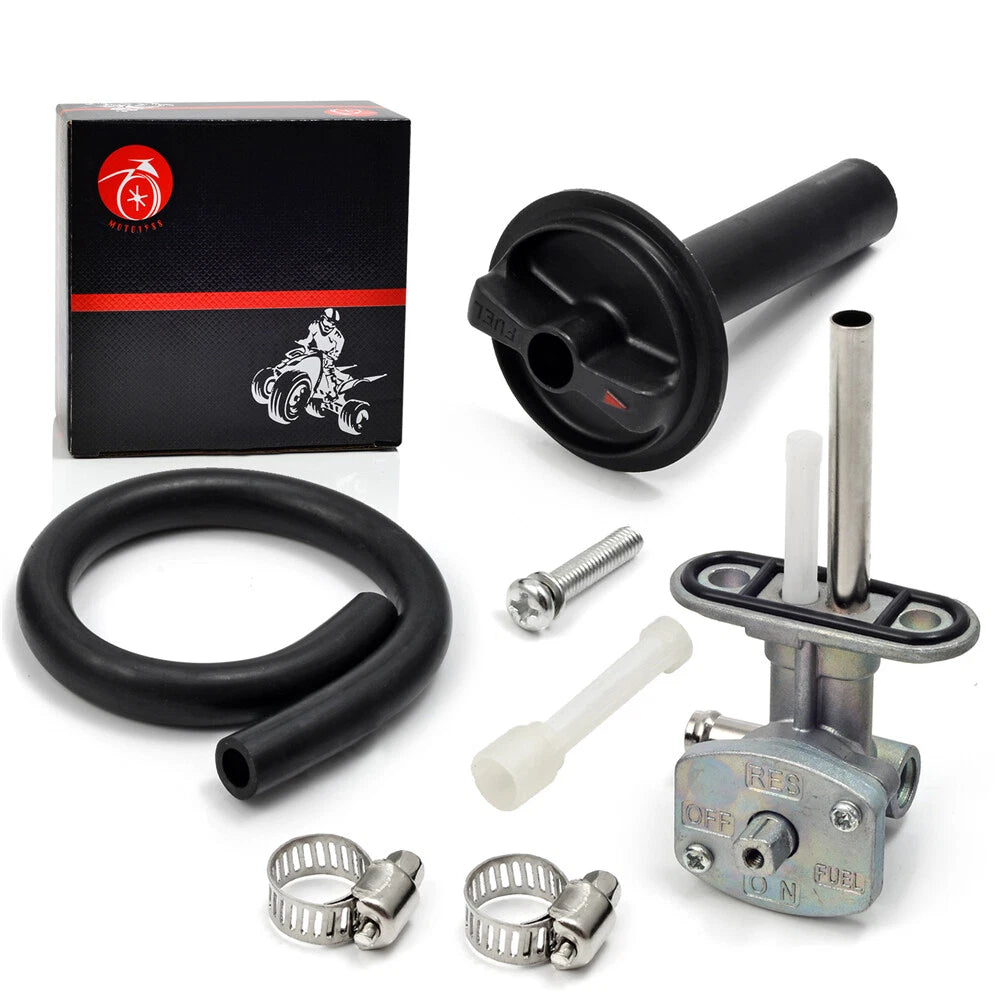 Fuel Valve Petcock & Lever Screw for Yamaha Grizzly YFM450 (2007–2014) 5GH-24500-10-00
