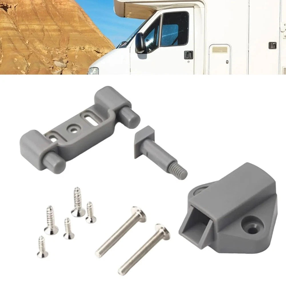 RV Push Button Door Catch for Cabinet Drawers ABS Construction Easy Install
