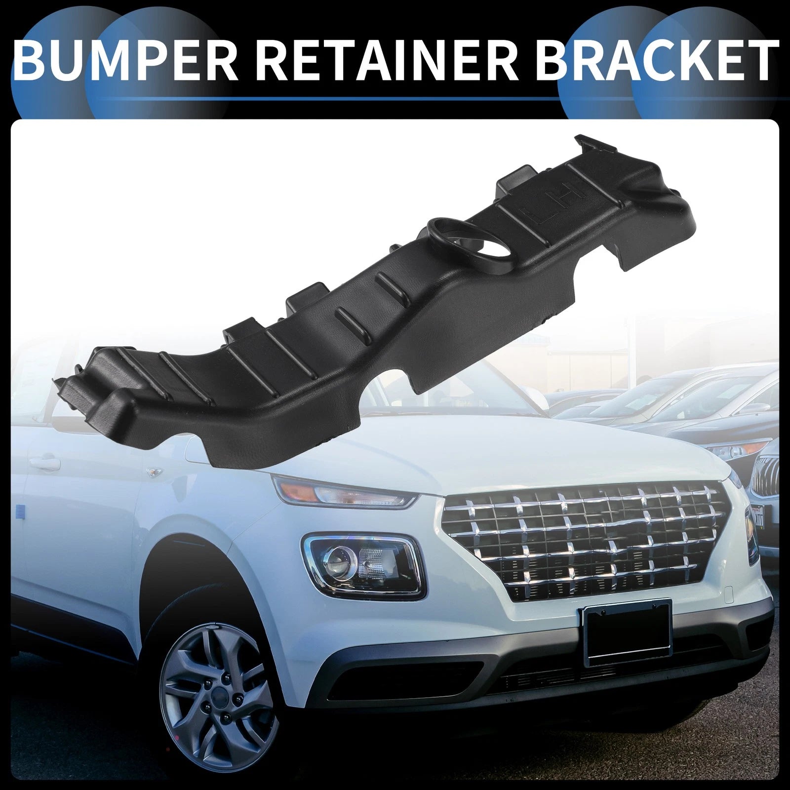 Left Front Bumper Retainer Bracket Replacement for Hyundai Venue (2020–2023)