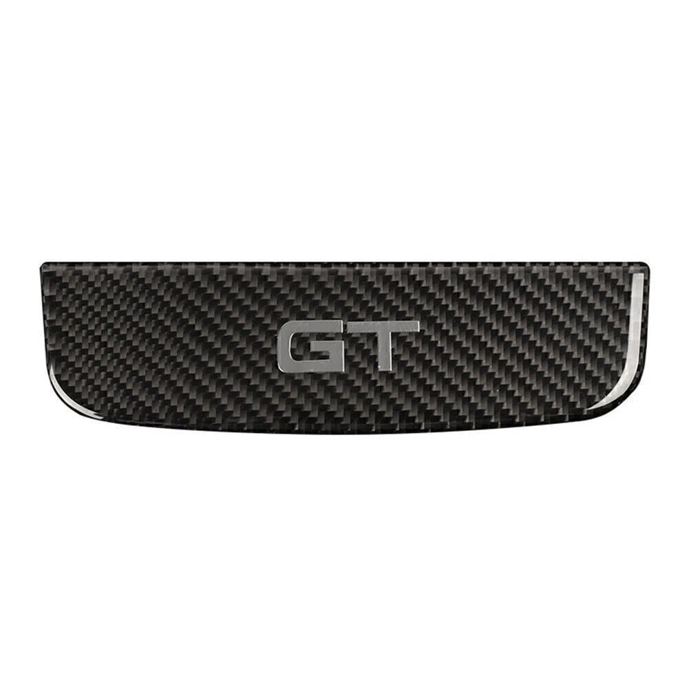 Interior Inner Storage Box Trim Cover for Ford Mustang (2015–2019) Carbon Fiber